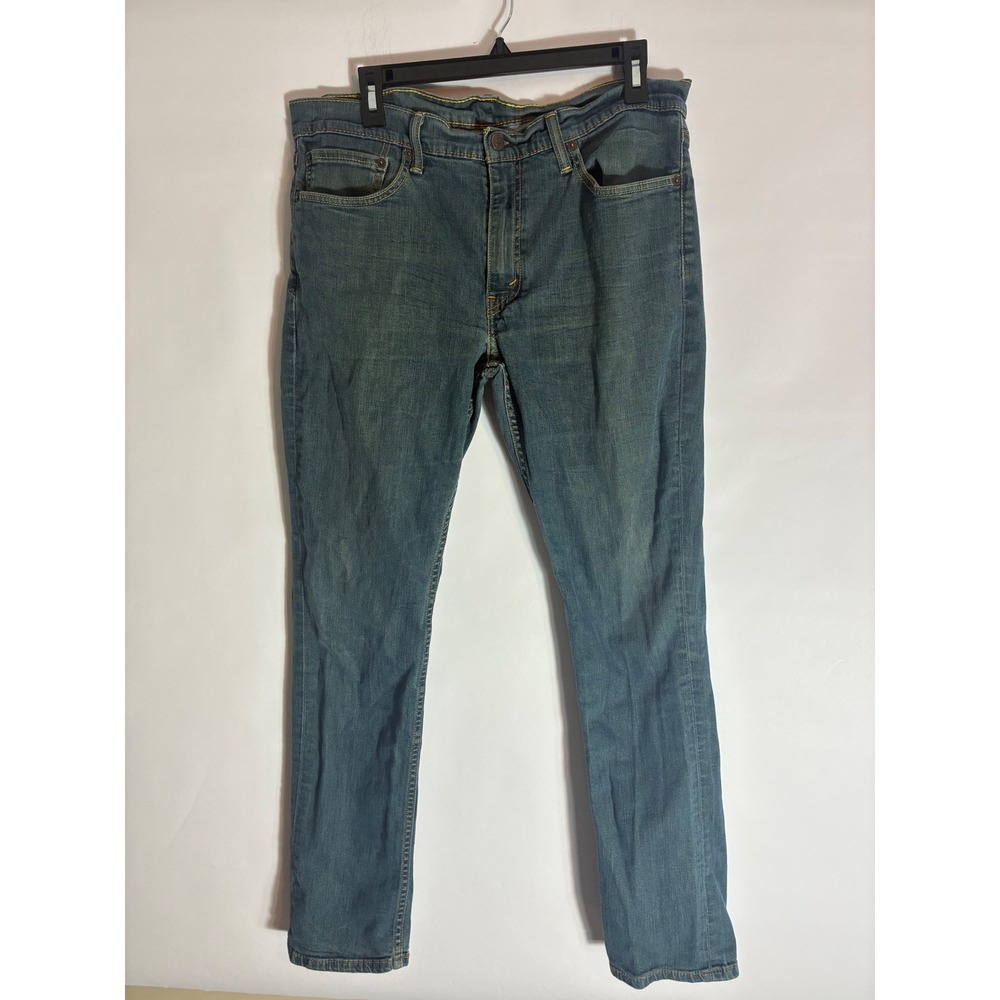 Levis 511 Slim Fit Jeans Mens 36x34 Medium Wash Blue Denim 04511-0408 Skater